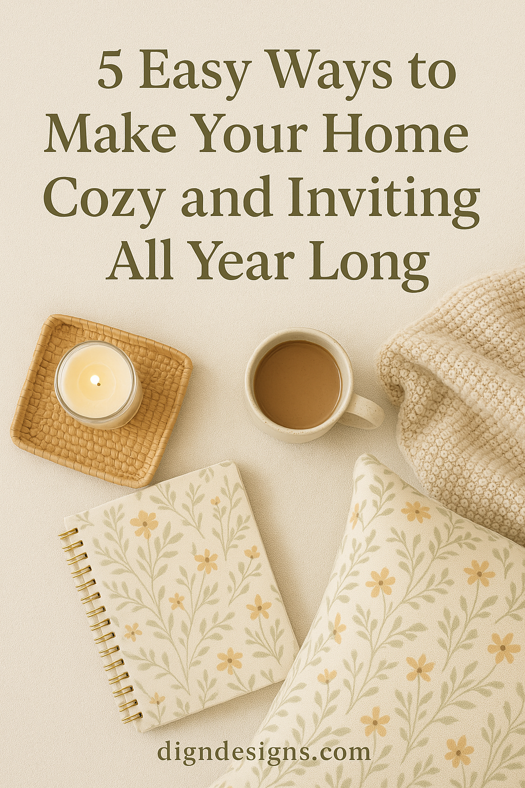 5 Easy Ways to Make Your Home Feel Cozy and Inviting All Year Long