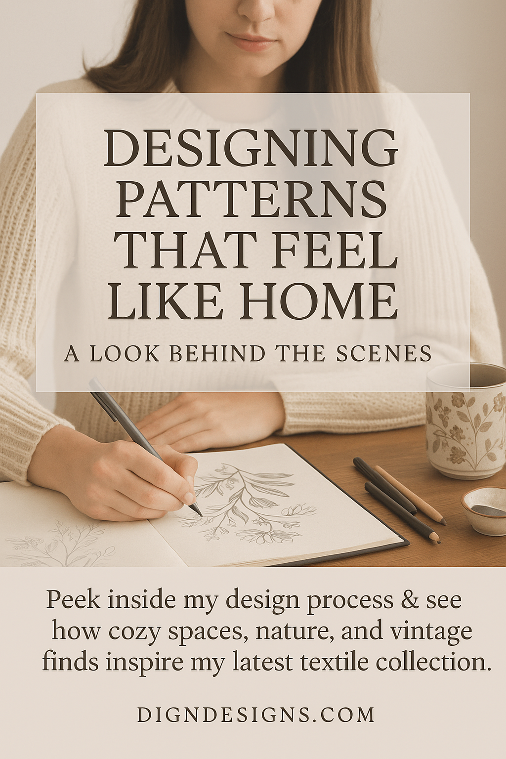 The Story Behind the Pattern: Designing Cozy, Timeless Textiles for the Heart of the Home