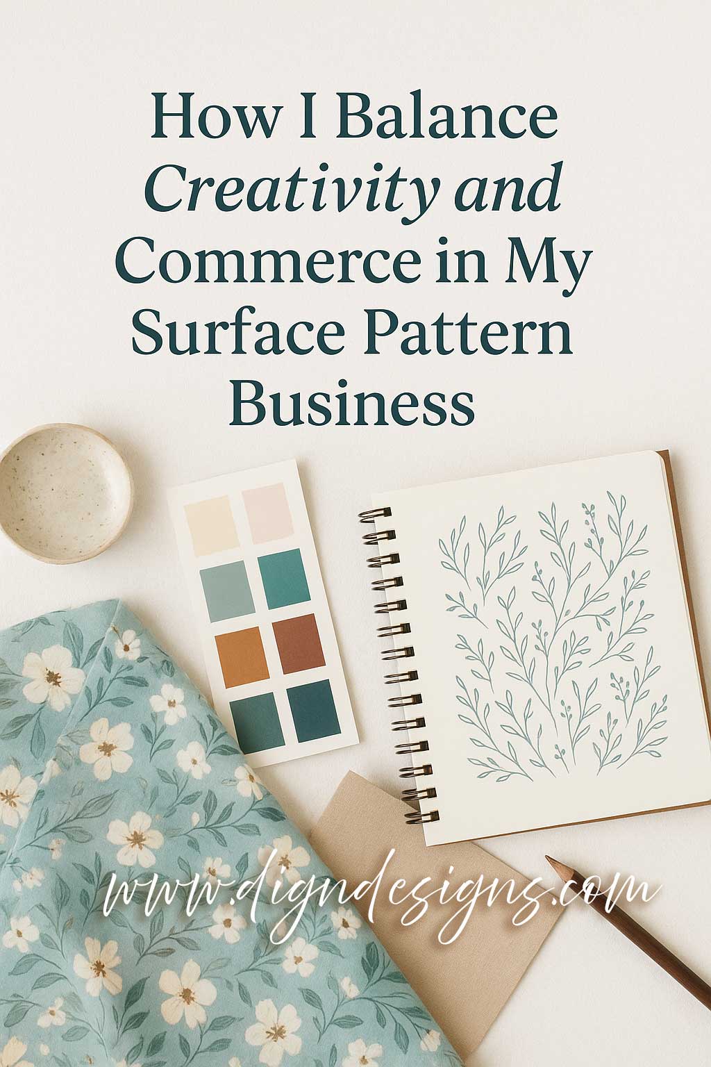 How I Balance Creativity and Commerce in My Surface Pattern Business