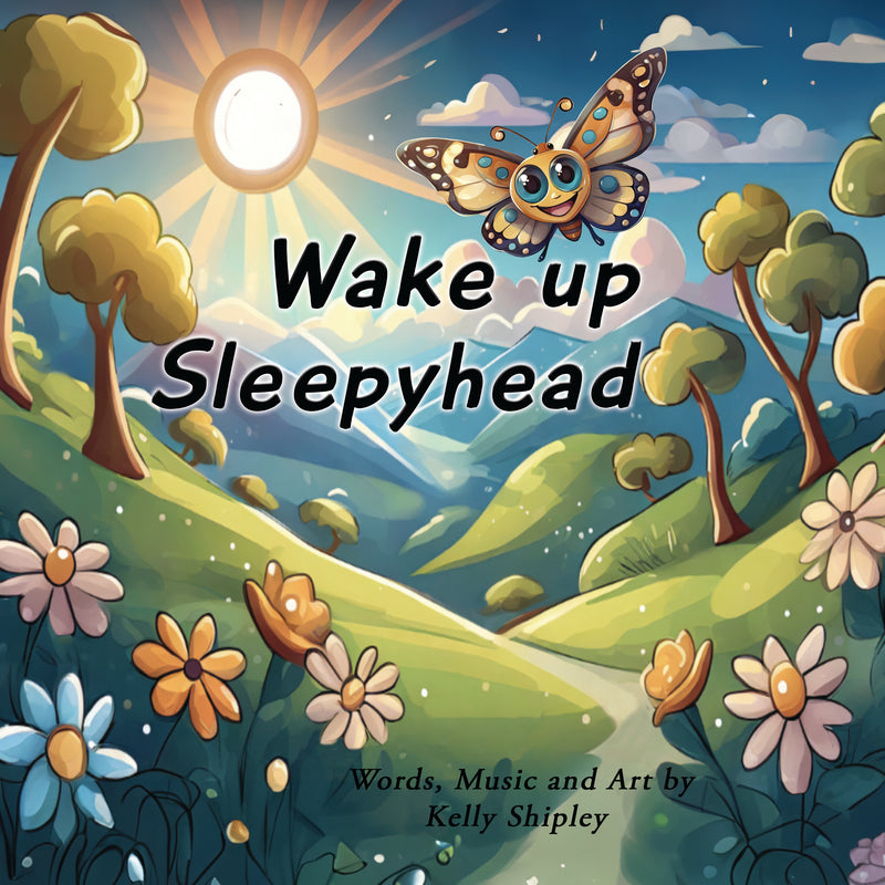 Wake up sleepyhead product view of the new children's book