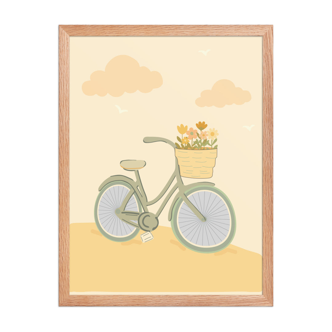 Adventure awaits bicycle red