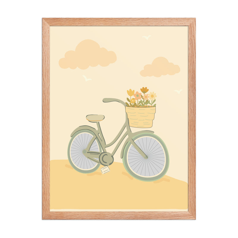 Adventure awaits bicycle red