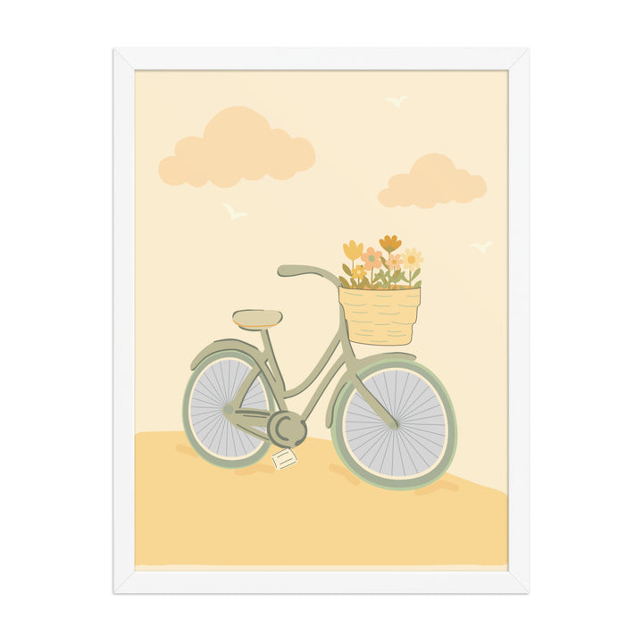 Adventure awaits bicycle white