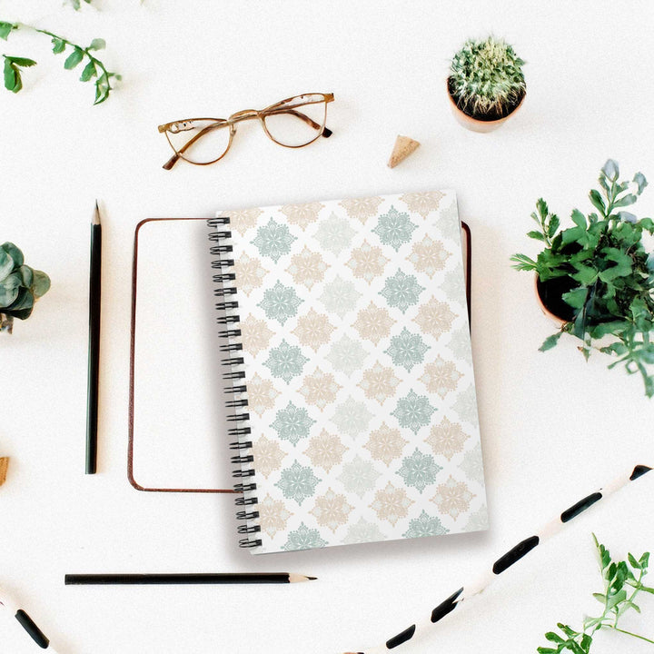 Elegant Minimalist Floral Notebook – Aesthetic Journal for Notes &amp; Ideas
flat lay idea