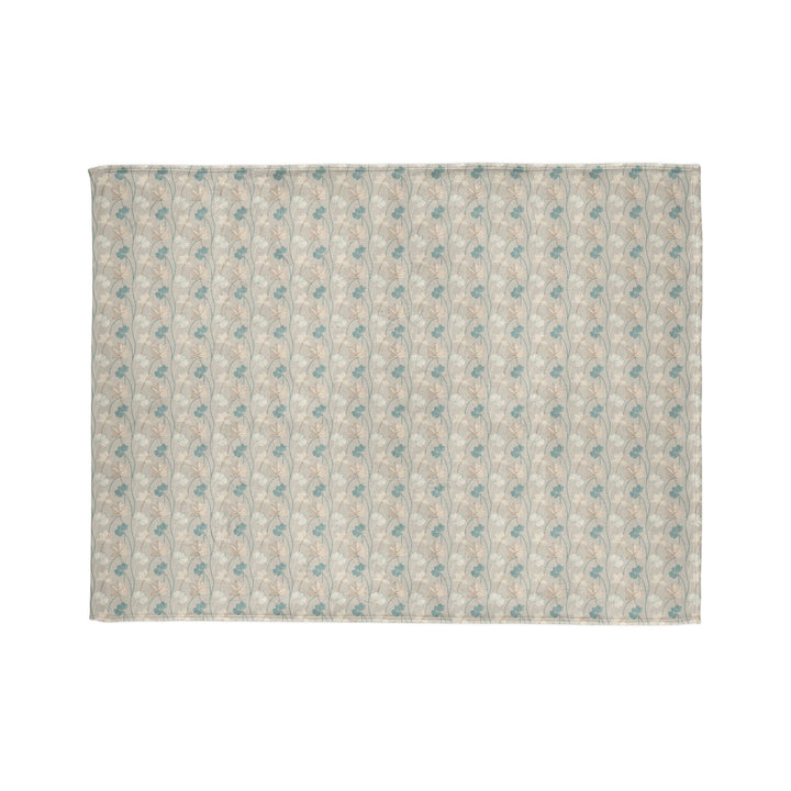 Minky Feel -Trellised Wavy Open Flower Polyester Blanket big blanket 