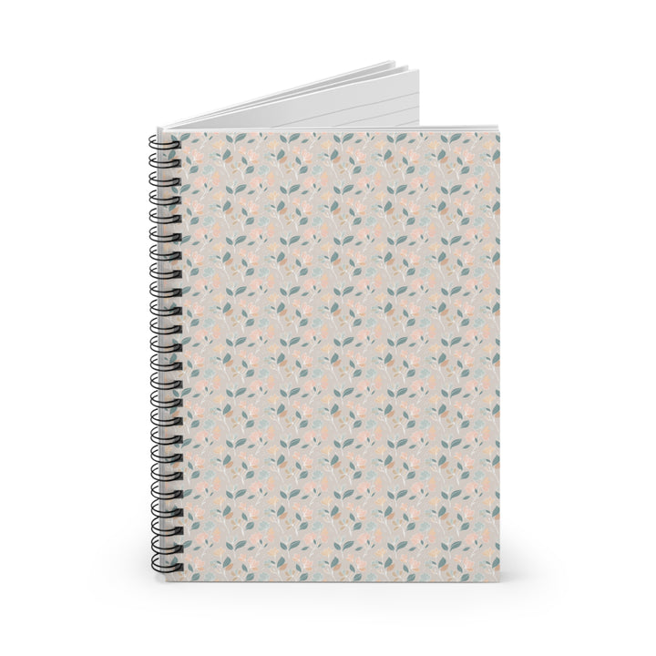 Notebook with a floral pattern on a white background2