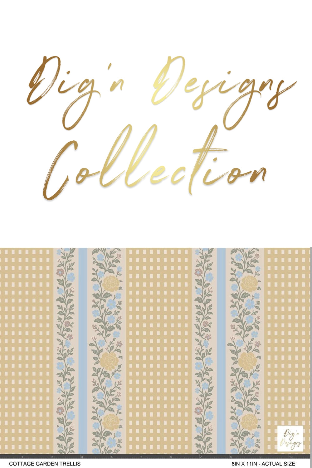 A digital preview of a digital paper product from Dig&