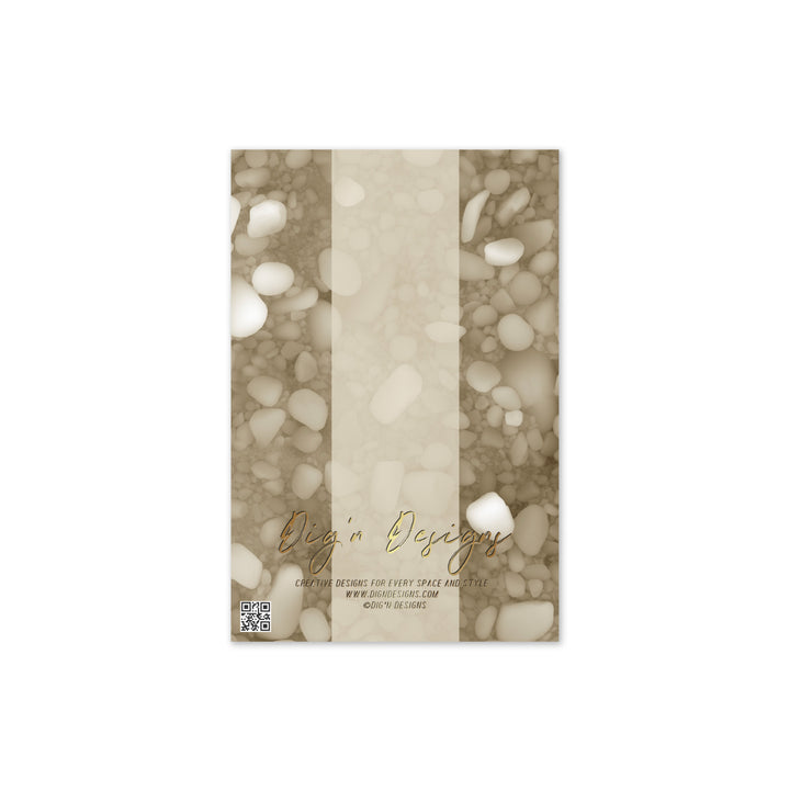 God bless america greeting card back of card