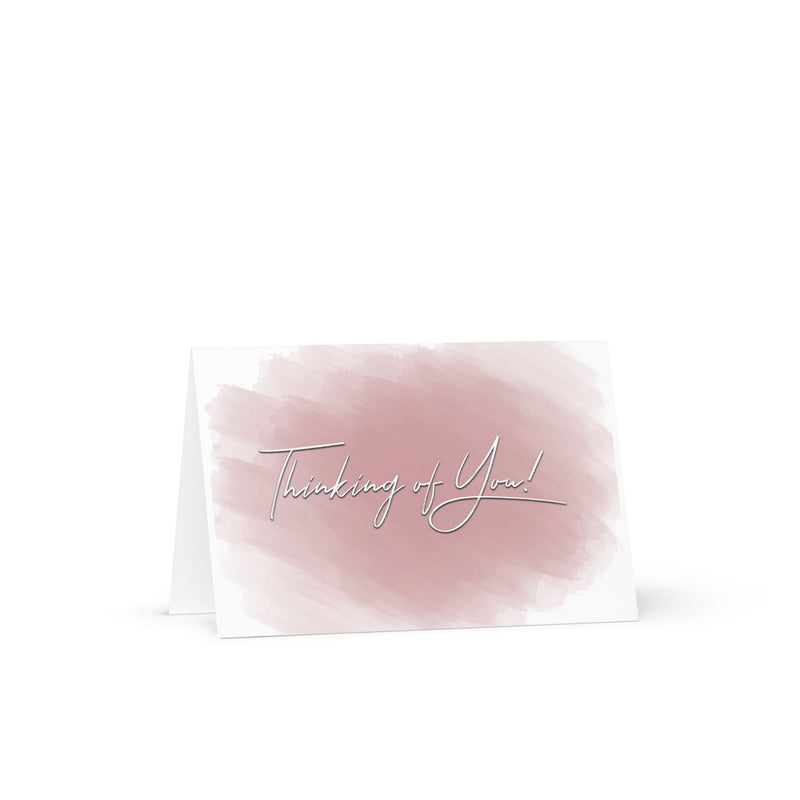 Thinking of you card blank inside