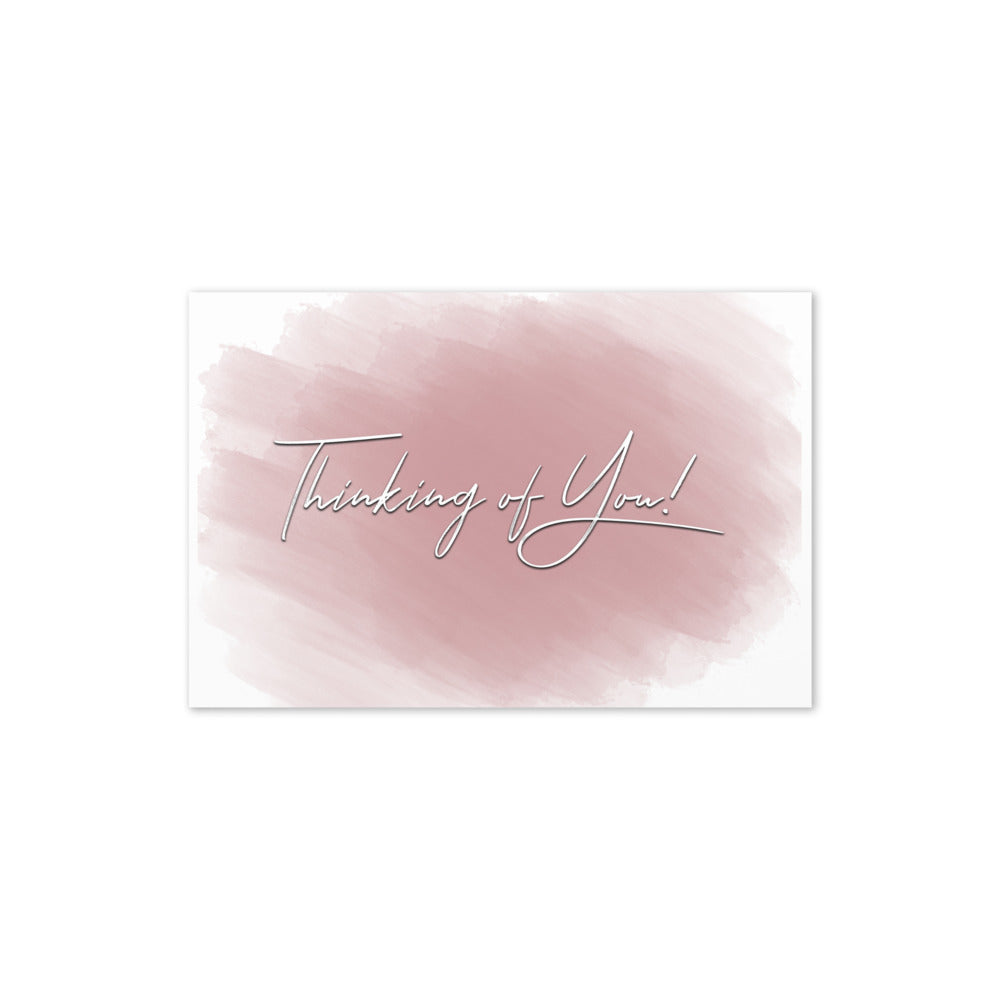 Thinking of you card, blank inside
