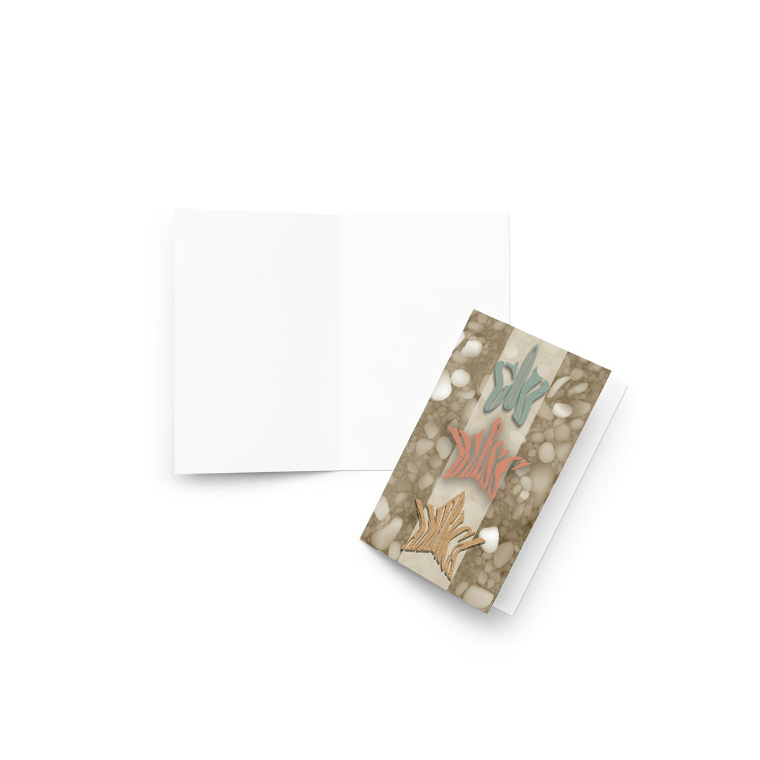God bless america greeting card