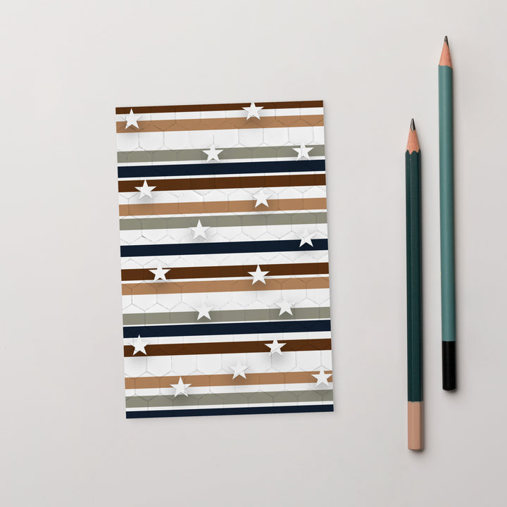Extra wide independence book mark on a table