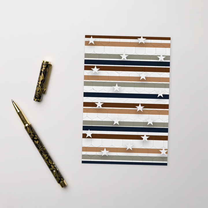 Extra wide independence book mark with a pen