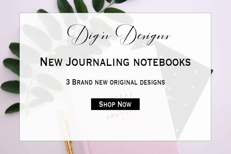 Dig'n Designs New Original Journal Notebooks available. Now in the shop