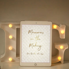 Image display of the ebook memories in the making