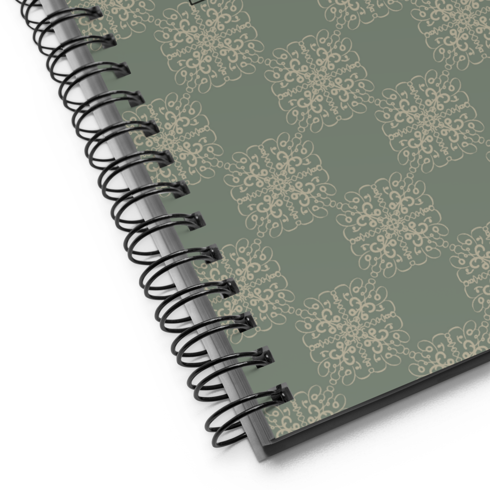 The product display of a notebook with the saying "all of the things" on it