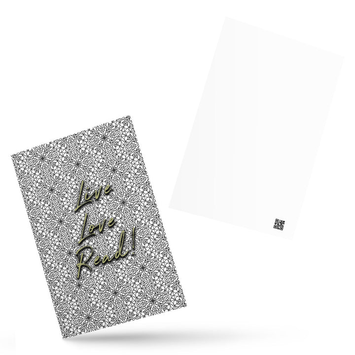 Live love read mandala extra wide bookmark