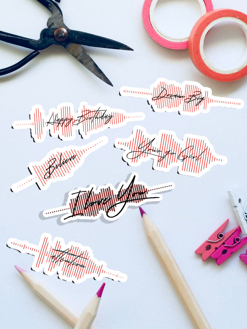 Sound Wave clipart, graphics, elements and digital stickers